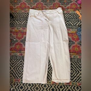 Zara white jeans size 14